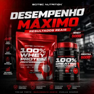 Pack Scitec Whey + Creatine